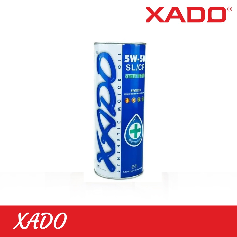 XADO ENGINE OIL 5W50 SL/CF STREET RACING ENGINE OIL 1LITER Shopee