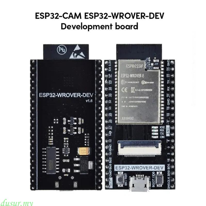 dusur7 ESP32 WROVER DEV Development Board with Camera Empower Your Tech ...
