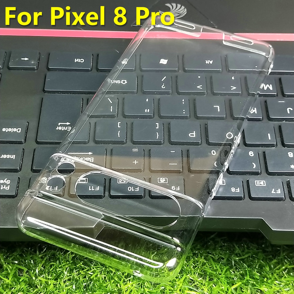 For Google Pixel 6 7 8 Pro 6A 7A Case Crystal Hard PC Full Cover Clear ...