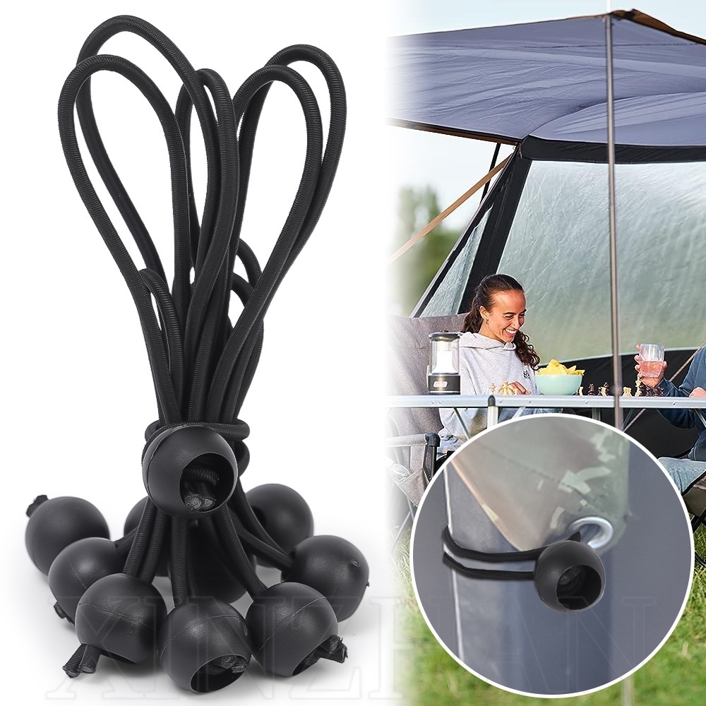 Shelter Cargo Fixing Ball Bungee Cord / Travel Portable Outdoor Camping ...