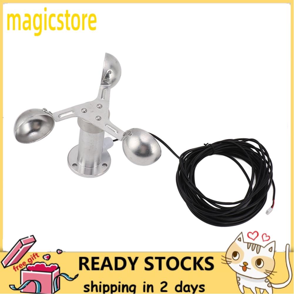 Magicstore Aluminium Alloy Anemometers Wind Speed Monitoring Sensor Cups Speed Shopee Malaysia