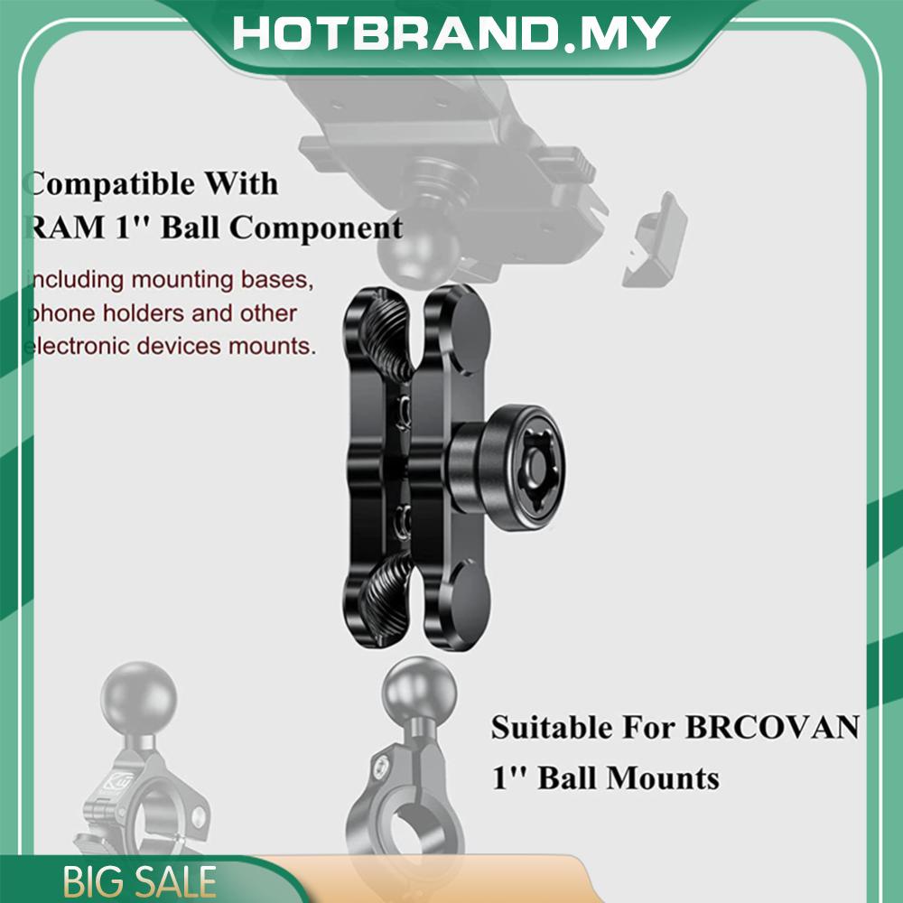 Hotbrand My Anti Theft Double Socket Arm Mm Ball Head Bike Phone Bracket Ball Head Adapter