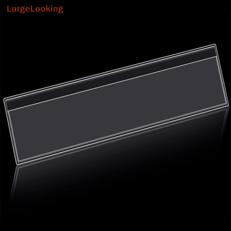 [LargeLooking] 4/12pcs Self Adhesive Label Holders Shelf Tag Index Card ...