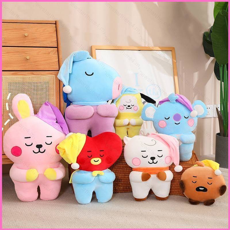 Niko 50cm BTS Cartoon BT21 Plush Dolls Gift For Girls Sleeping TATA ...