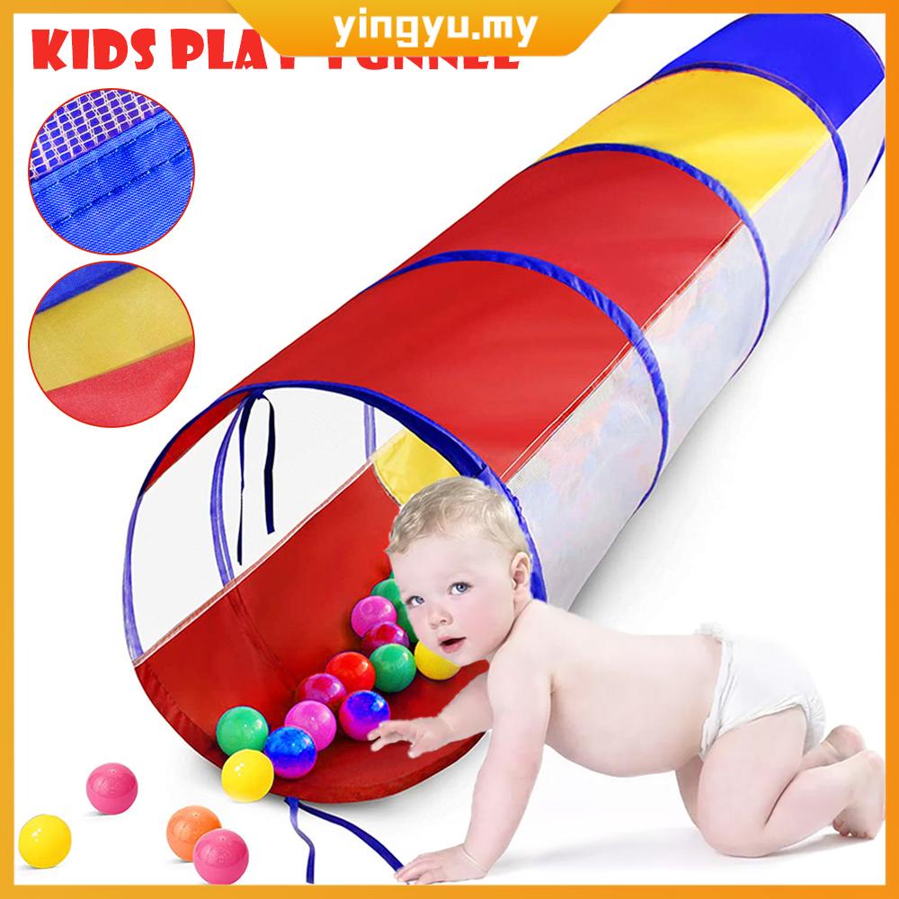 Kids Play Tunnel 180CM Kid Crawling Tunnel Crawl Through Play Tunnel