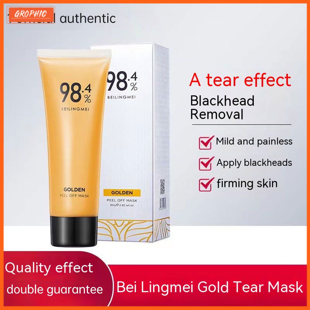 Gold Face Mask Skincare Trend Deep Cleansing Pore Minimizing