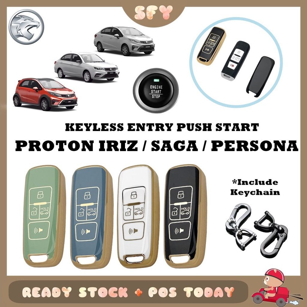 Proton Saga 2022 Mc2 PREMIUM S Persona Iriz Car Key Cover Keyless ...