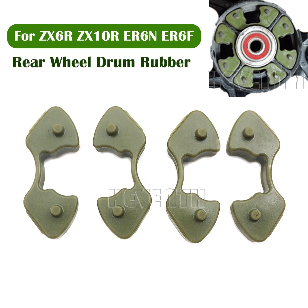 For Kawasaki Zx6r Zx10r Er6n Er6f Zx 6r Zx 10r Er 6n 6f Rubber Buffer 4pcs Zx 6r Motorcycle Rear 7663