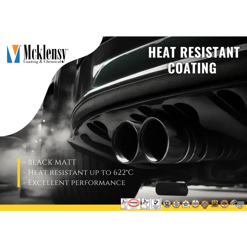 Heat Resistant 600 C Black Color Paint | Shopee Malaysia