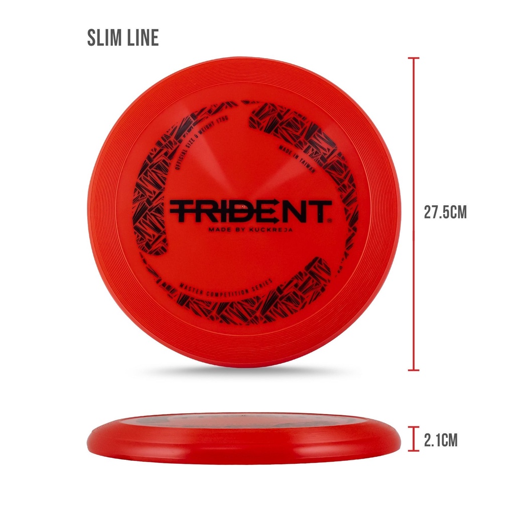 Trident Professional Outdoor Frisbee - Red (175g) | Shopee Malaysia