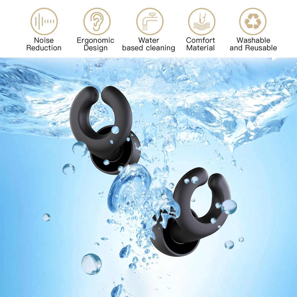[Brand] Sleep Earplugs Noise Reduction 27DB Sound Insulation Handy Tool