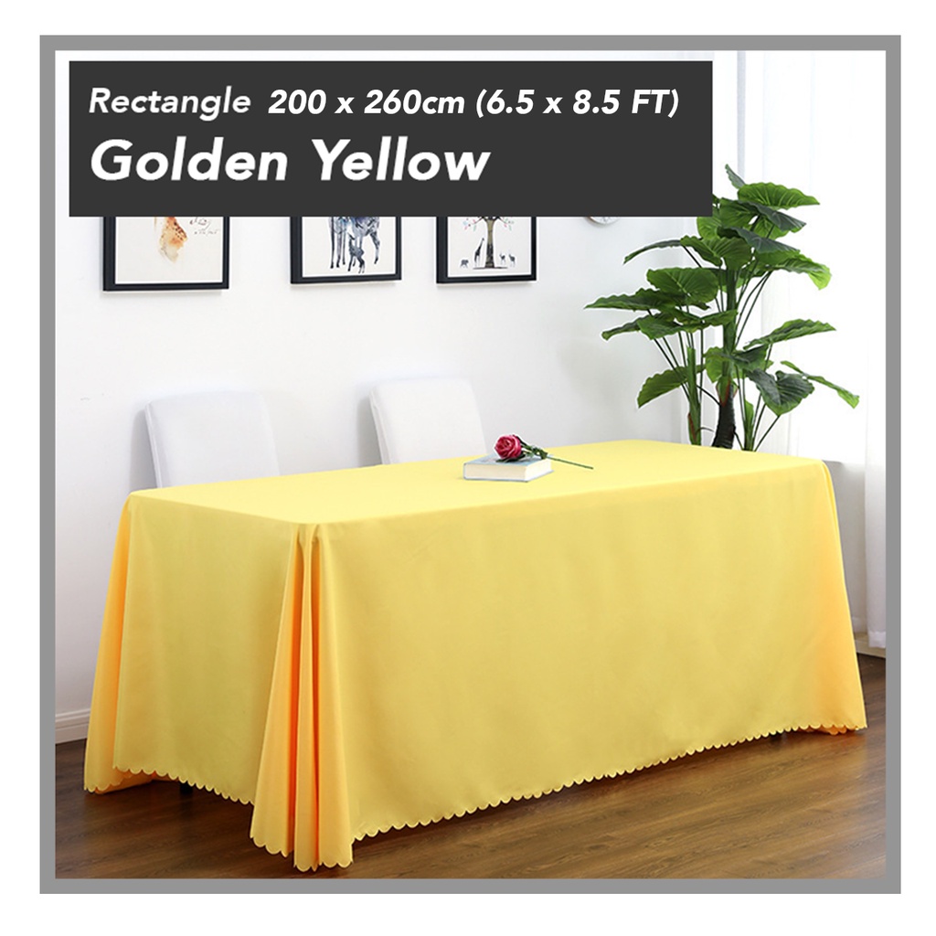 ACEVE DREAM READY STOCK Plain 2.0M x 2.6M (Fit 4x2FT) Rectangle Table