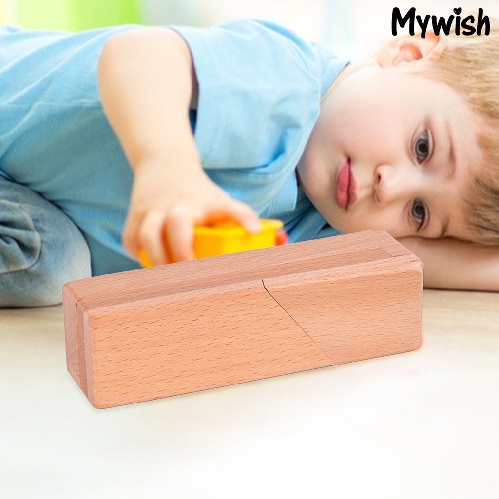 [MY]Puzzle Toy High Durability Relieve Boredom Wood Brain Teaser Gift