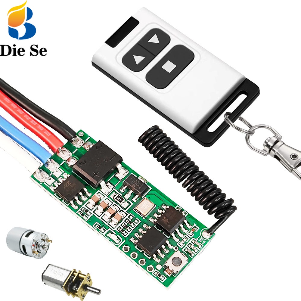 WENQIA Universal Garage Door Control DC6V 12V 24V Motor Control Relay ...