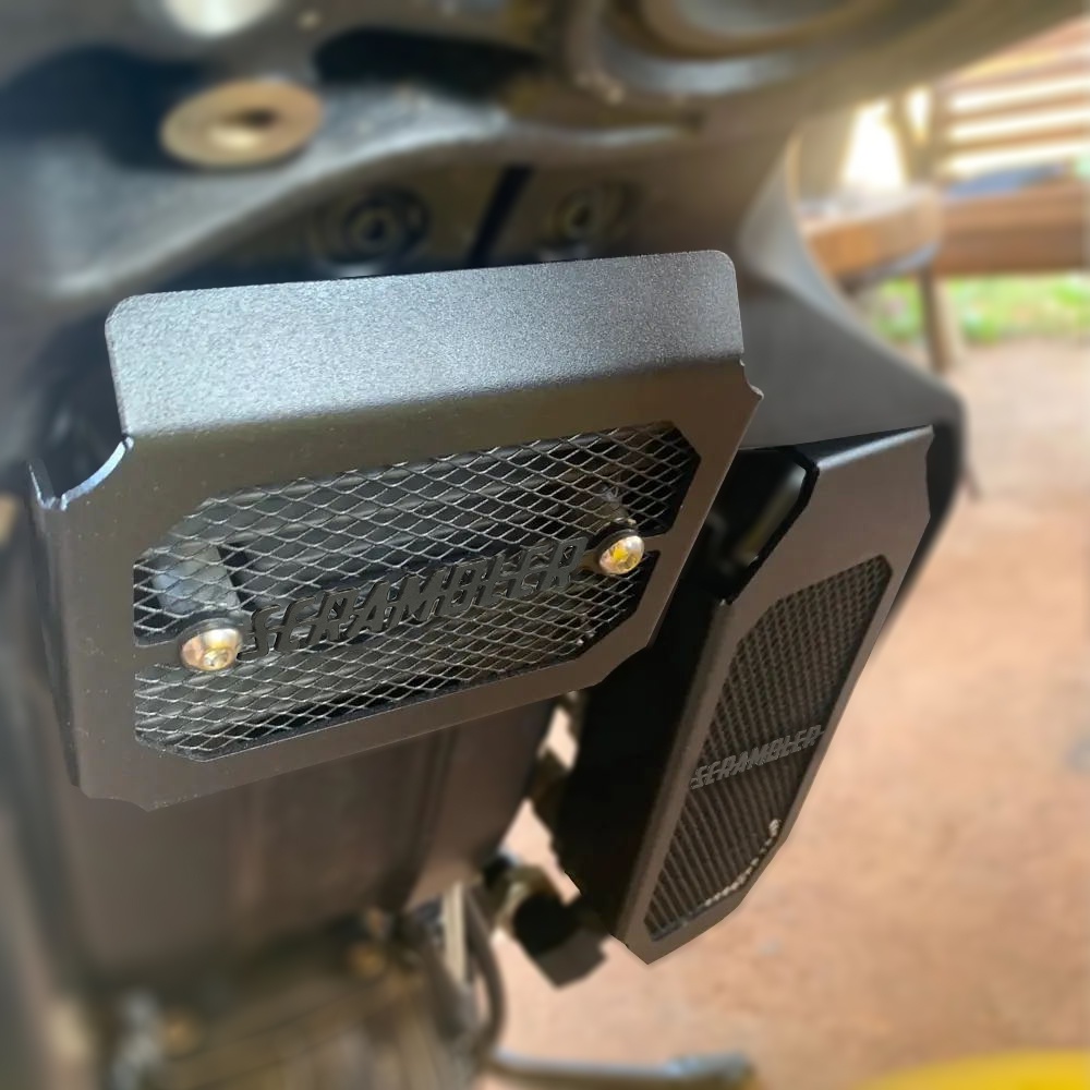 For Ducati Radiator Grille Cover Rectifier Guard Protection Scrambler ...