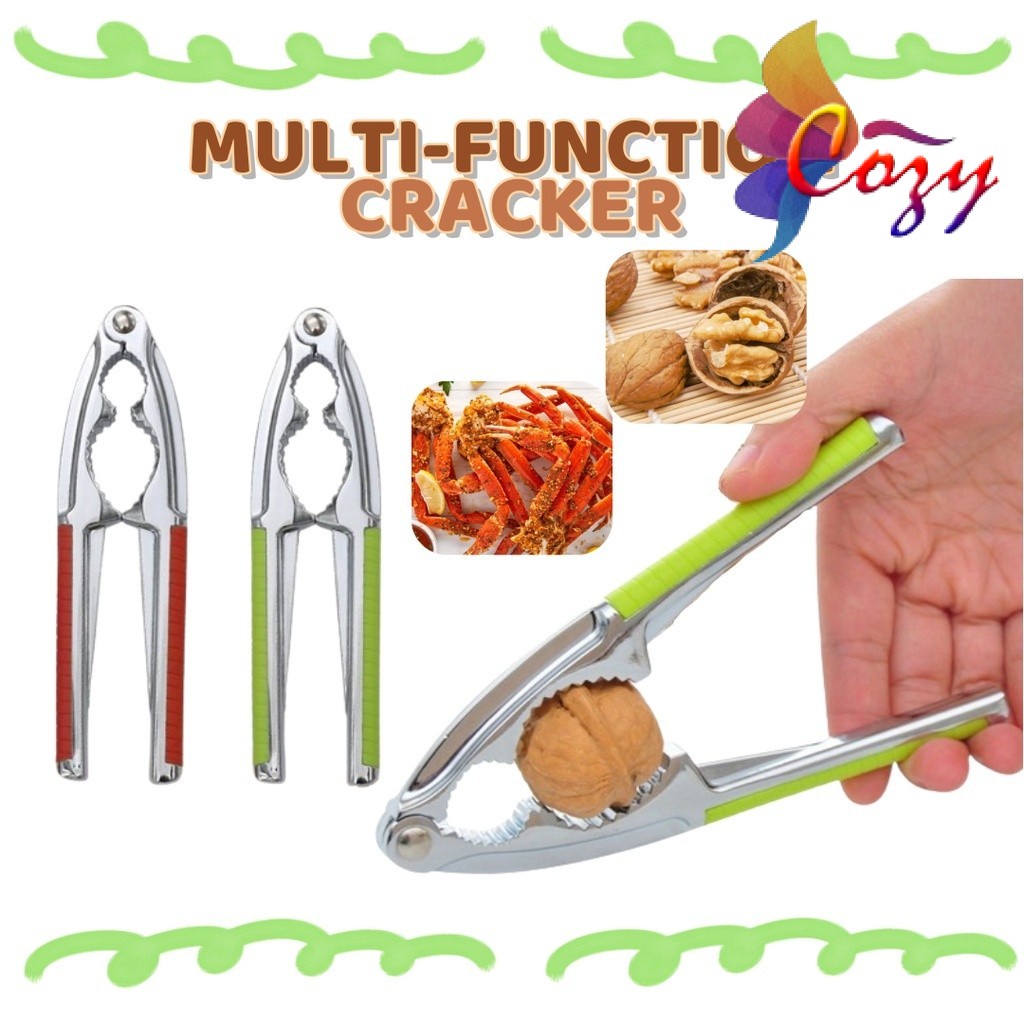 Stainless Steel Crab Cracker Heavy Duty Nutcracker Sheller Opener ...