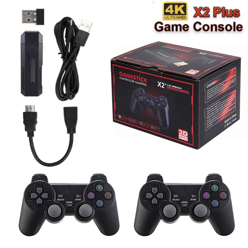 X2 Plus 256G Game Stick – GD10 Pro 3D Retro Video Game Console With 50,000+ Games, 4K HD