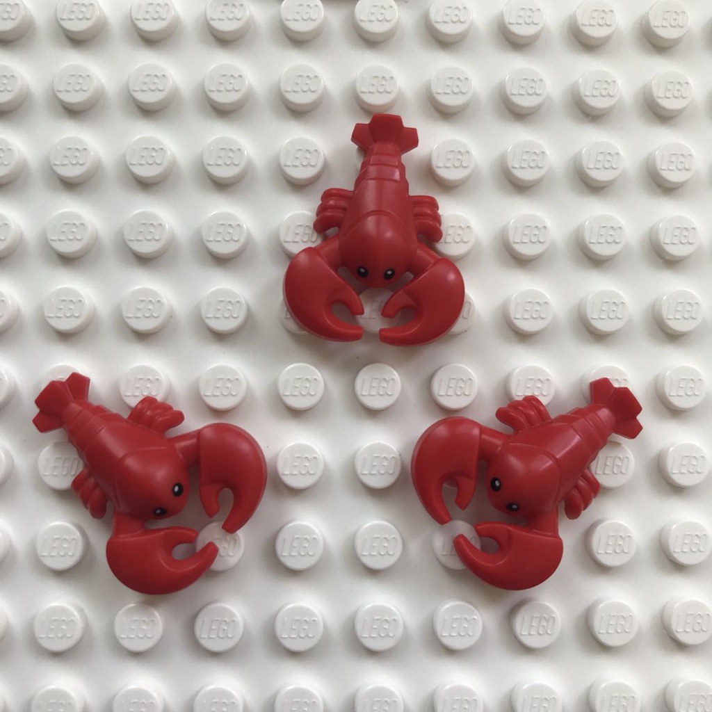 Lego LEGO Minifigure Scene Accessories Small Animal Lobster Big Shrimp ...