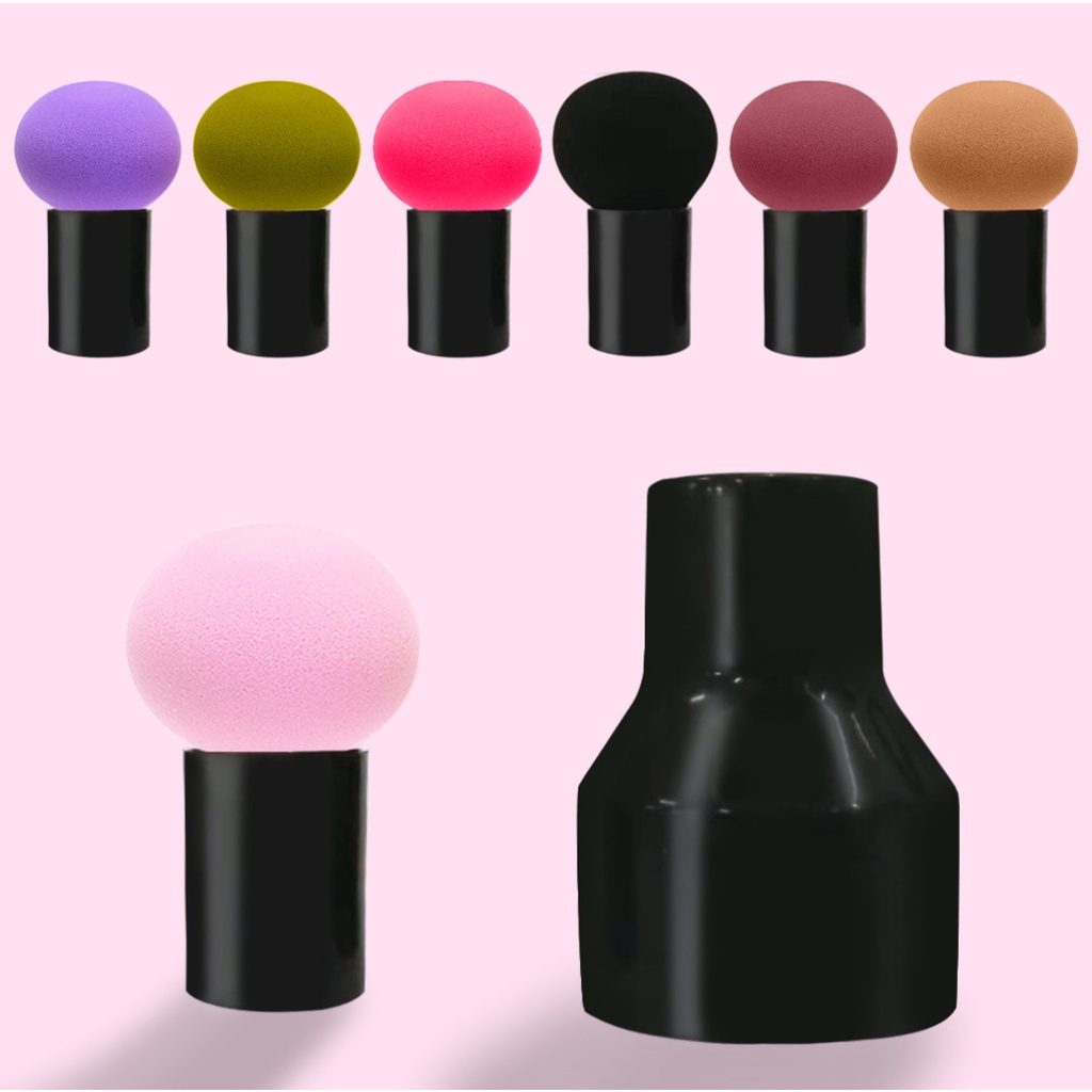 Mushroom Head Makeup Sponge Cushion Puff for Dual Use Wet and Dry Beauty Kit (1 Unit) Shopee