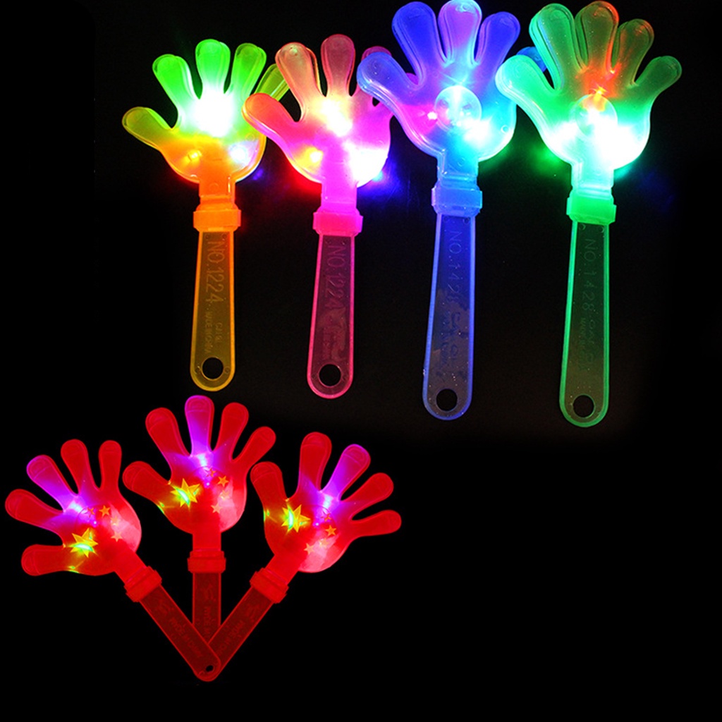 1 Pc LED Hand Clapper Flash Luminous Applause Simulator Loud Maker Clap ...