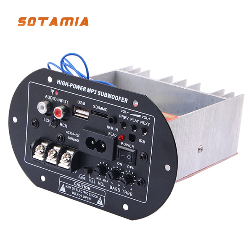 SOTAMIA 300W High Power Bluetooth Amplifier Audio Board Car Tweeter