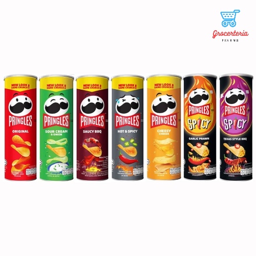 Pringles Potato Chips (Original / BBQ / Hot & Spicy / Sour Cream ...