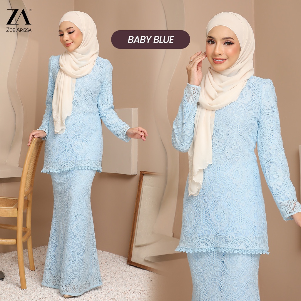 Zoe Arissa Giovanni Baju Kurung Raya 2025 full lace baju raya 2025
