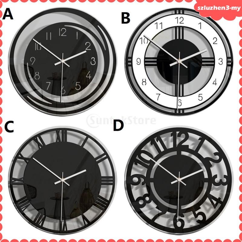 [SzluzhenbcMY] Wall Clock Digital Clock 11 inch Battery Operated ...