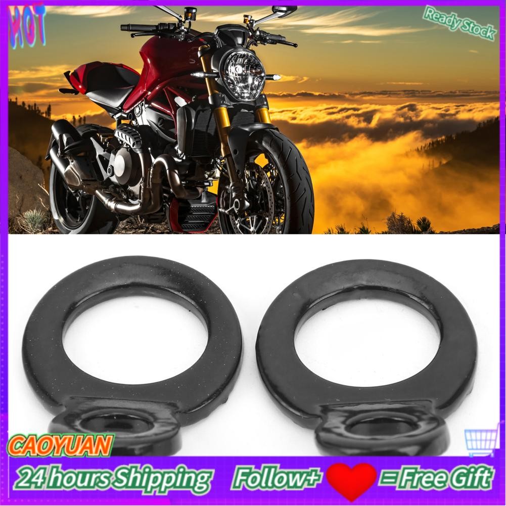 Caoyuanstore Trailer Hauling Ring?Pair Black Stainless Steel Tie Down ...