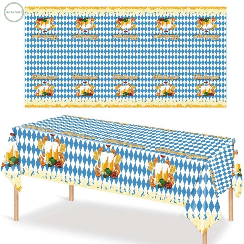 Party Essentials Bavarian Flag Checkered