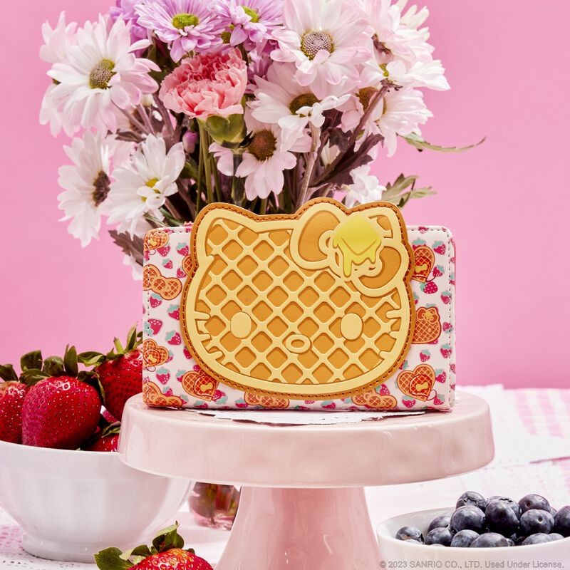 Loungefly Sanrio Breakfast Waffle Flap Wallet Shopee Malaysia