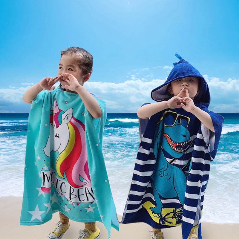 Baby Hooded Bath Towel/Children Bathrobe/Beach Cloak/Large Size