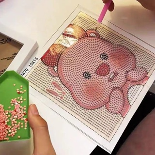 Chinese Zodiac DIY 5D Diamond Painting Fantasy Animal Pig Diamond Mosaic  Full Drill Rhinestone Embroidery Home Decor Wall Art