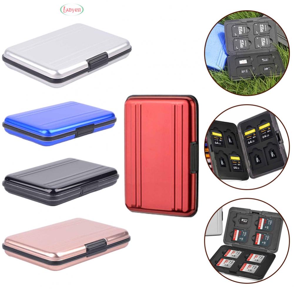 8-slot waterproof SD card case Micro SD card holder Microsd case soft ...