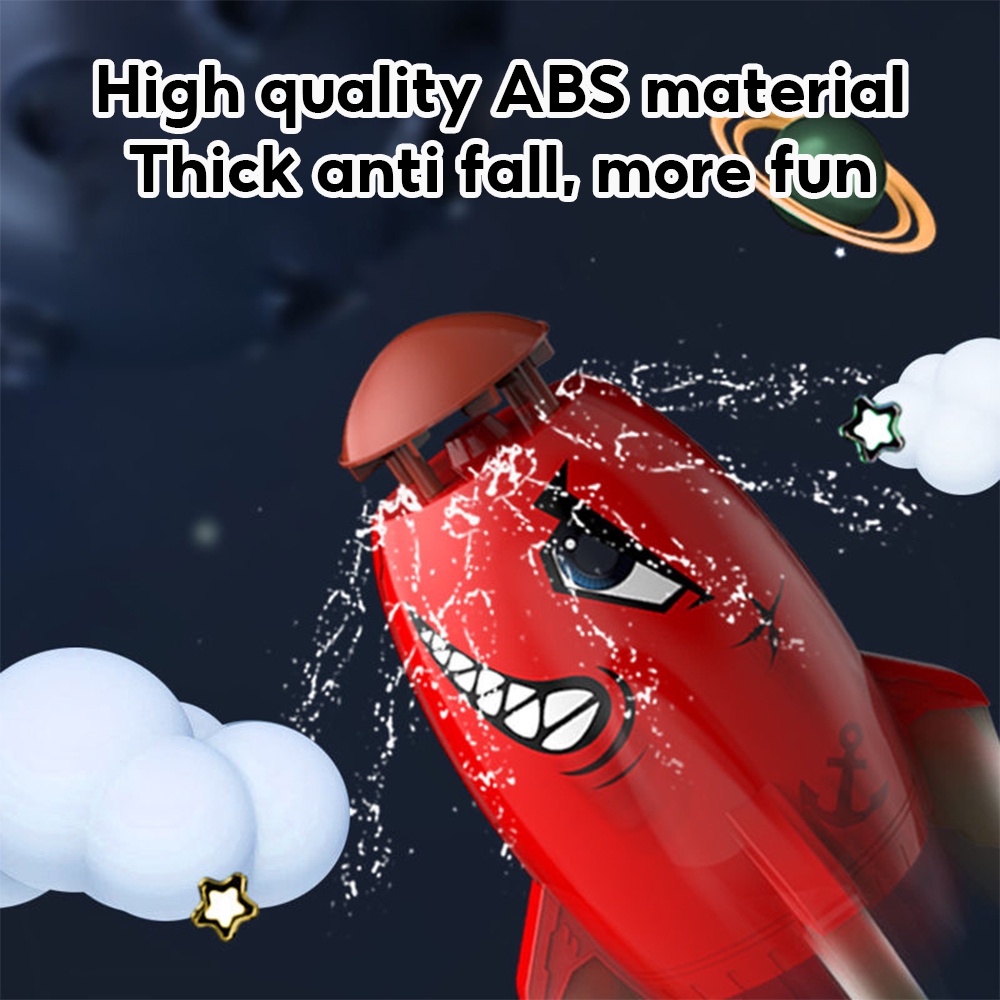 Water Launching Flying Rocket Mini Fountain Sprinkle Splash Toys ...