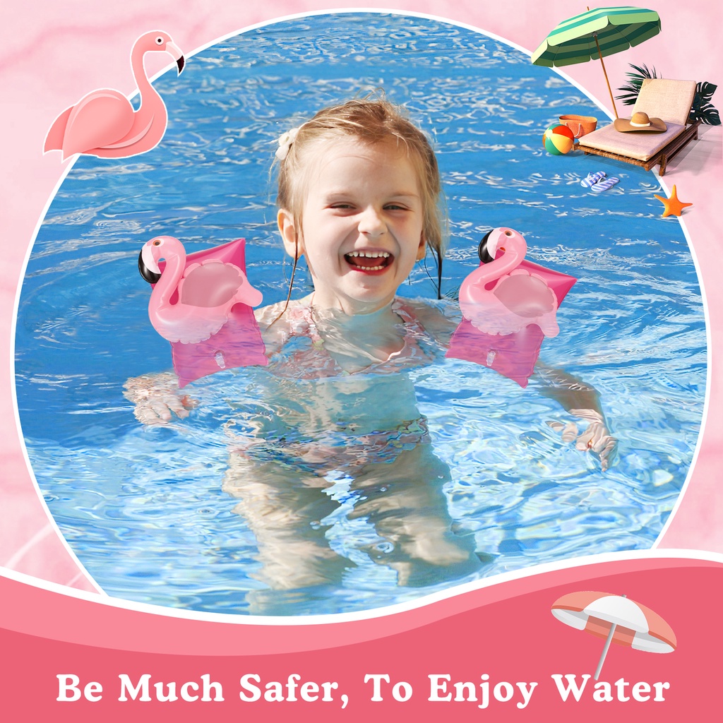 HeySplash Swim Arm Bands for Kids Inflatable Armbands for Kids (Aged 3