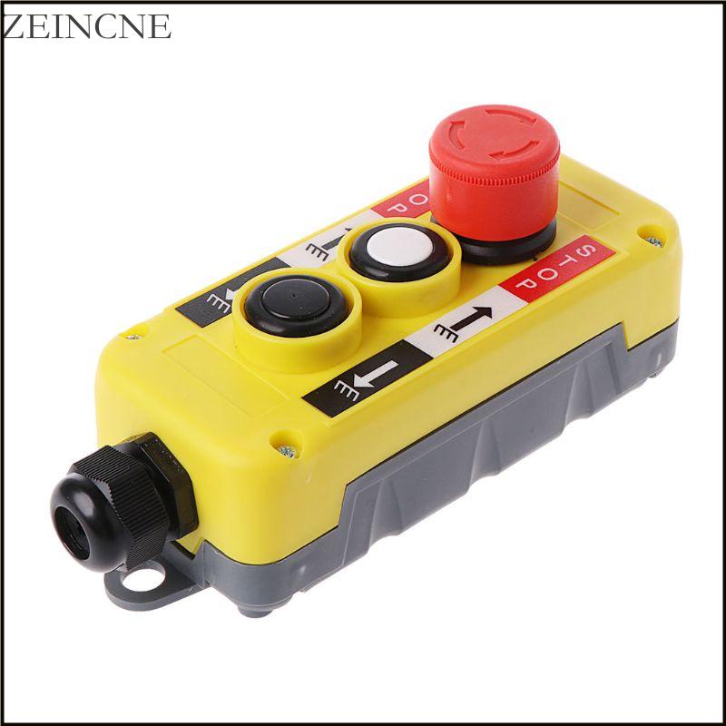 Zein Hoist Pendant Push Button Control Switch 2 Ways Hoist Crane Push ...