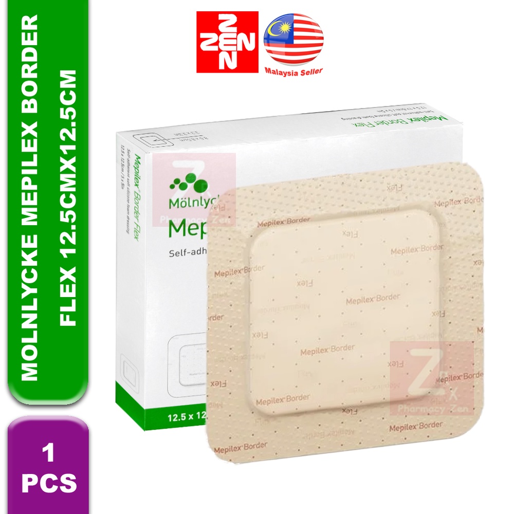 [1 PC] Molnlycke Mepilex Border Flex 12.5cm x 12.5cm(1PC)(595000 ...