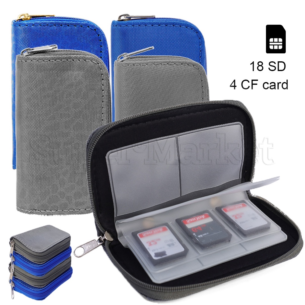 [ Featured ] SD Card Storage Bag / 22 Slots Memory Card Wallet / For CF ...