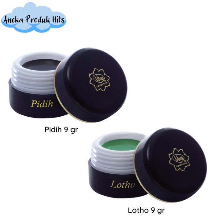 HIJAU Pidih Black Cream / Lotho Green Cream (Bridal Forehead Makeup ...