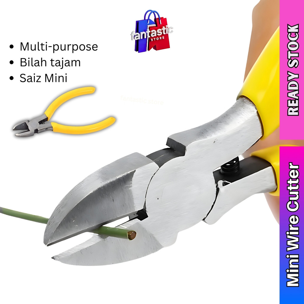 4.5'' Side Wire Cutter Sripper Plier Cutting wire Diagonal Pliers ...