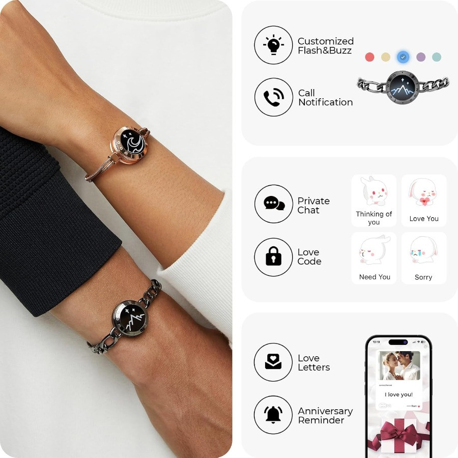 garter belt leg ring Vibrating Bracelets for Couples