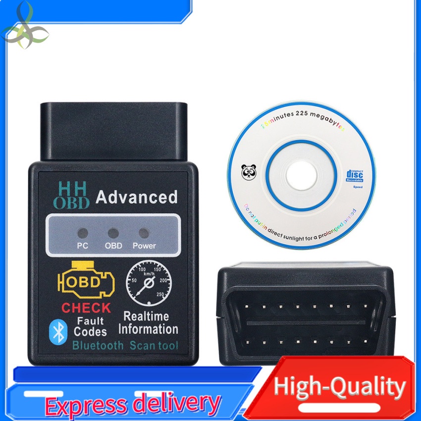 Auto Automobile Analyzer Diagnostic Tool Bluetooth ELM327 HH V2.1 OBD2 Car Engine Fault Scanner