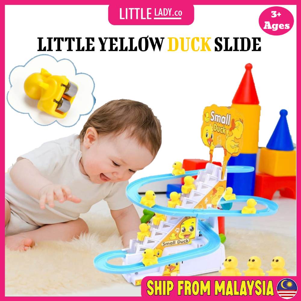 Little Duck Stair Climbing Track Toy Children Electronic Educational ...