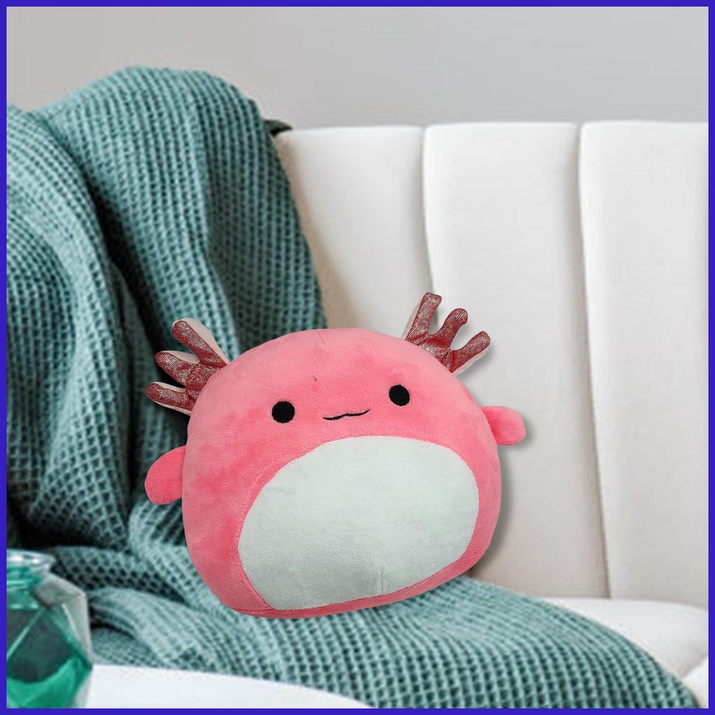 Soft Axolotl Plush Toy Pink/Blue Cute Kawaii Cartoon Animal Soft