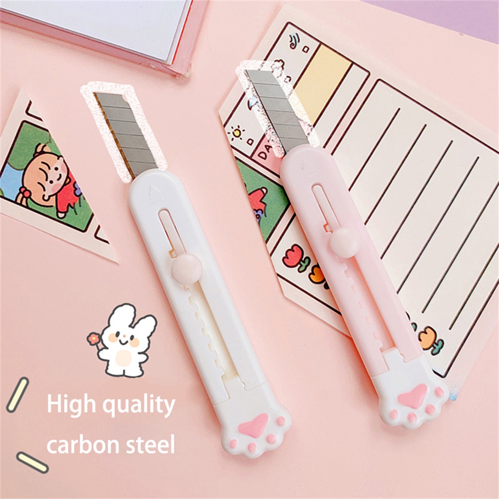 Lovely Cat Paw Mini Portable Utility Knife Paper Cutter Cutting Paper ...