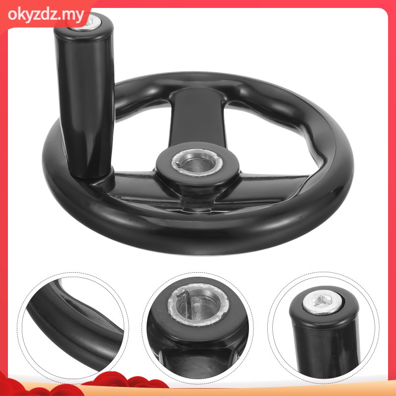 Lathe Threespoke Hand Crank Handwork Handwheel Milling Bakelite