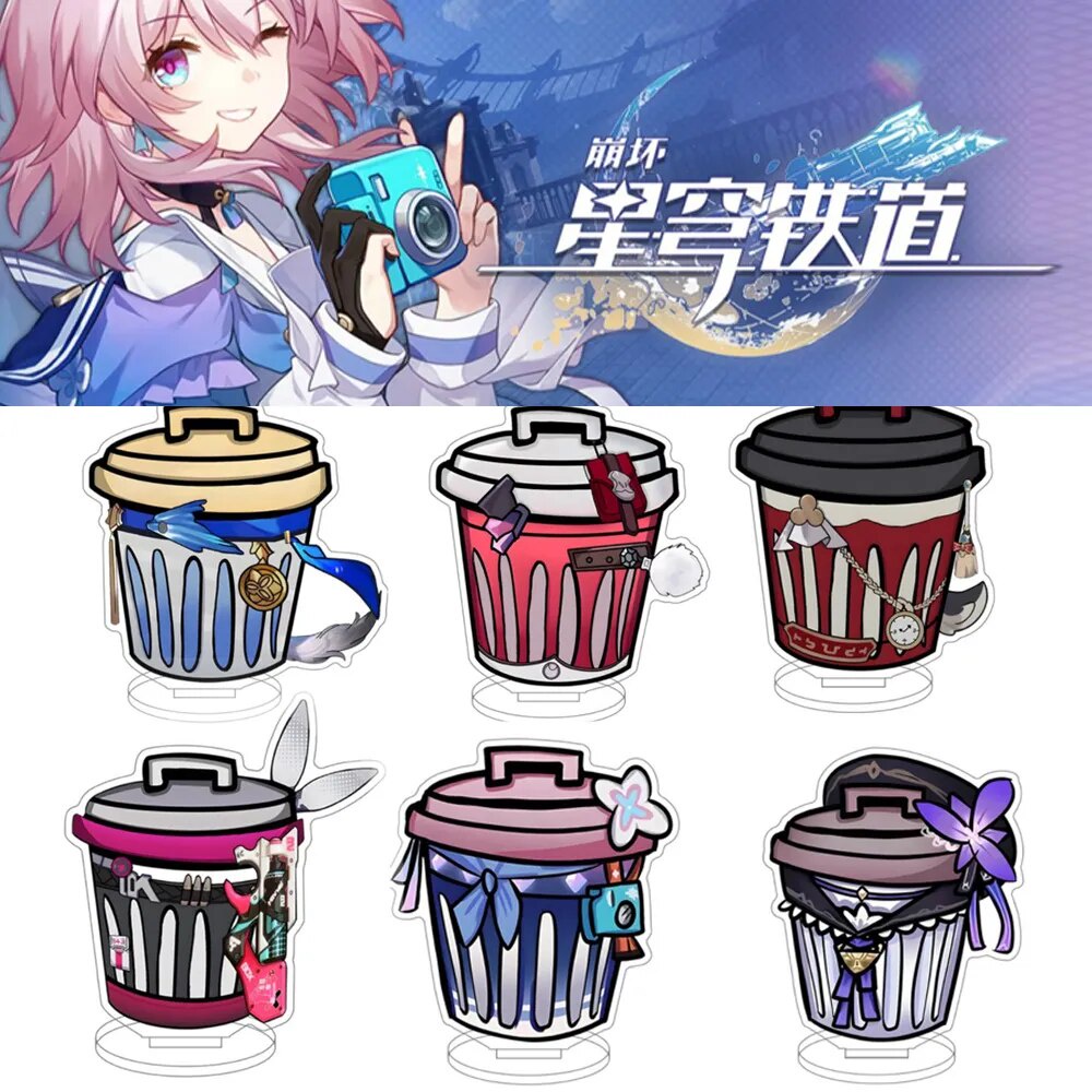 standee-honkai-model-star-rail-trash-can-series-toy-figures-acrylic