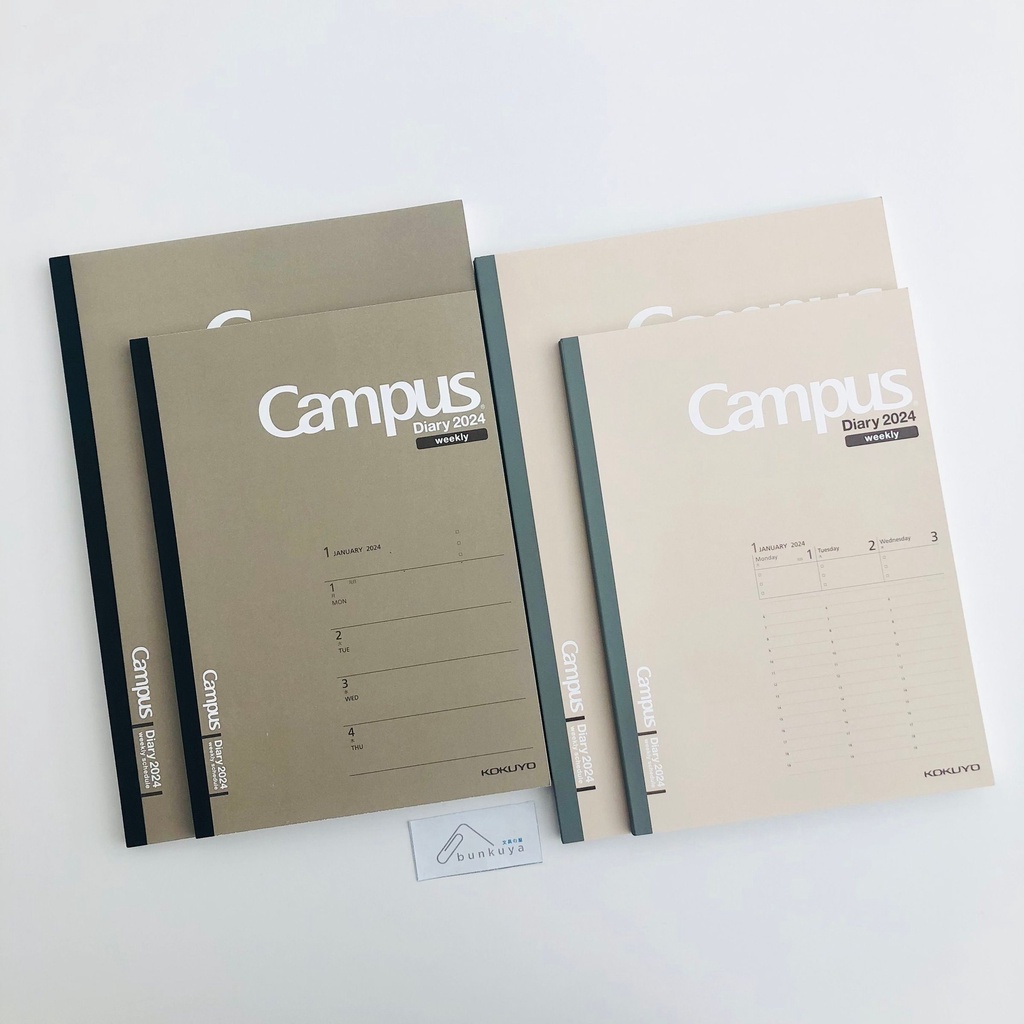 KOKUYO Campus Diary 2024 Weekly B5/A5 Shopee Malaysia