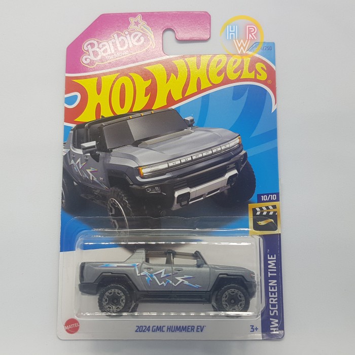 Best Selling!! Hot Wheels 2024 GMC Hummer EV Gray Barbie N23 Shopee Malaysia